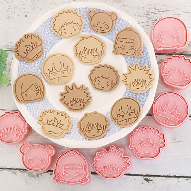8pcs Jujutsu Kaisen Cake Cooki - огляд і ціна Kitchen Kids Baking Set