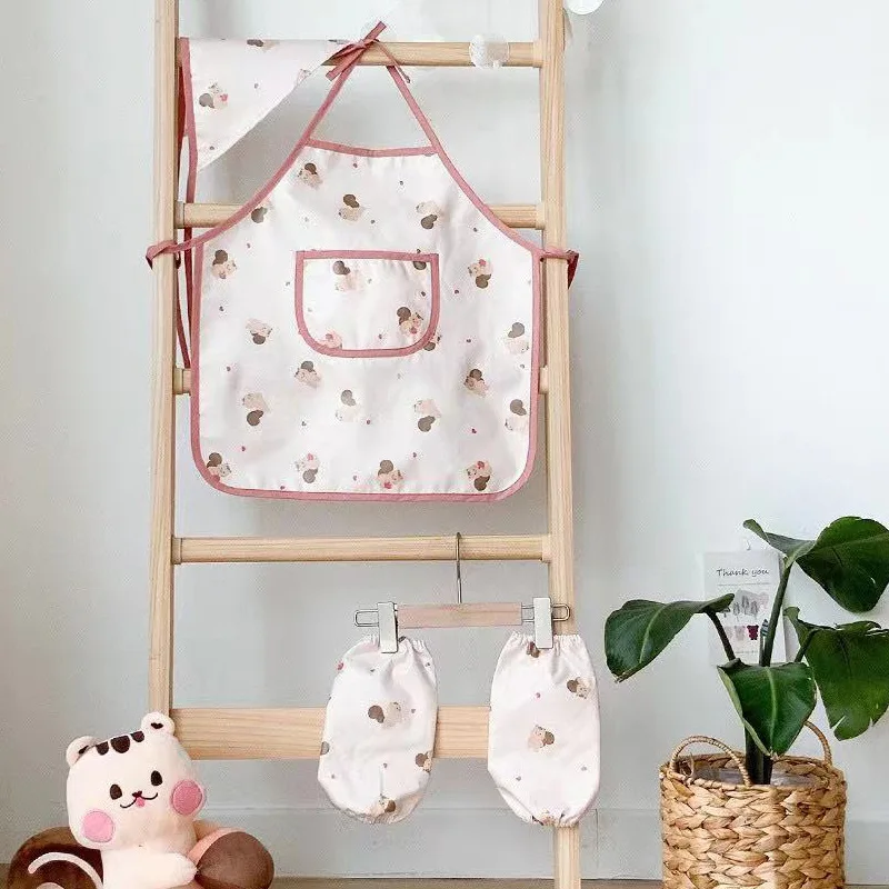 Cute Cartoon Children Apron Sl - огляд і ціна Kitchen Kids Baking Set