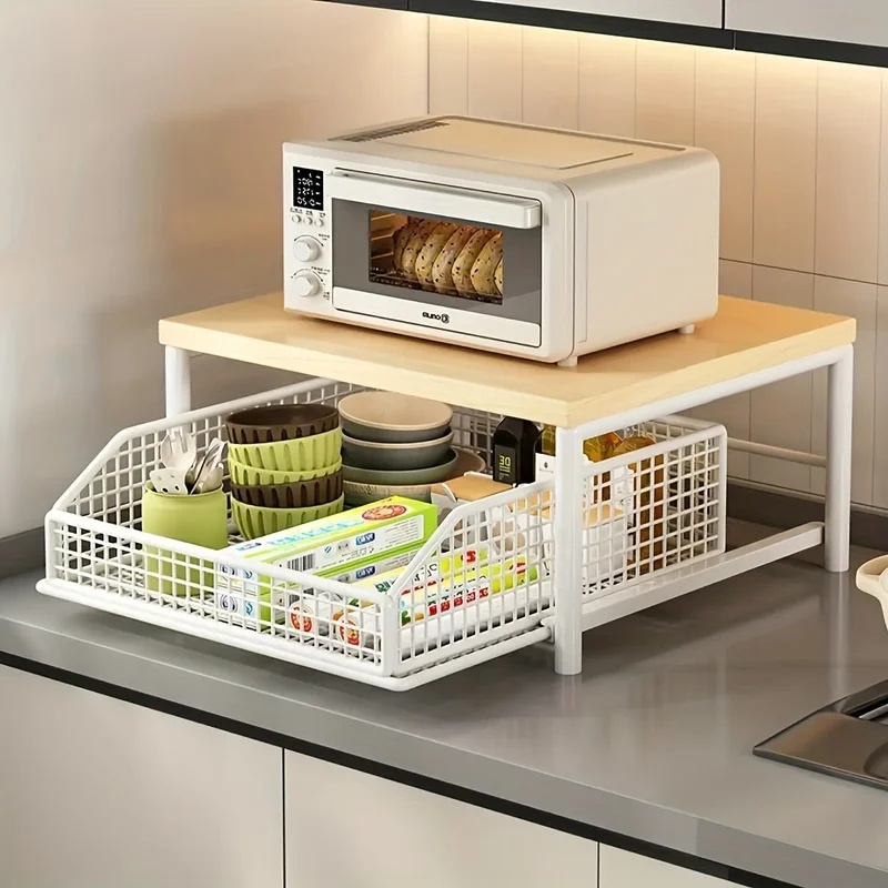Vertical Microwave Stand w/ Dr - огляд і ціна Kitchen Baking Rack
