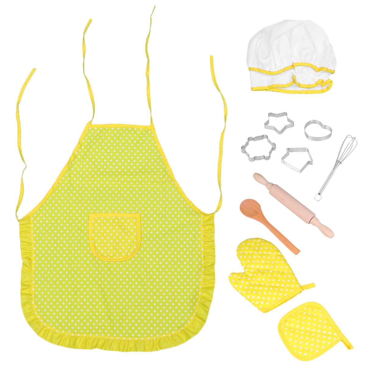 11Pcs Kids Kitchen Aprons Set  - огляд і ціна Kitchen Kids Baking Set
