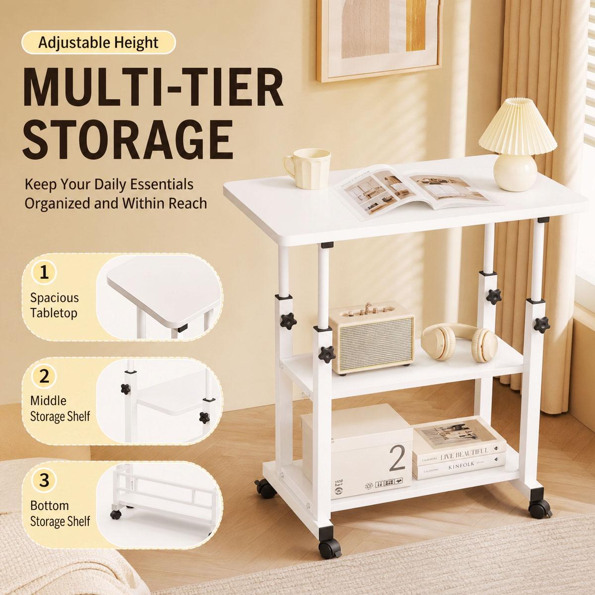 3-Tier Adjustable Height Rolli - огляд і ціна Kitchen Baking Cart