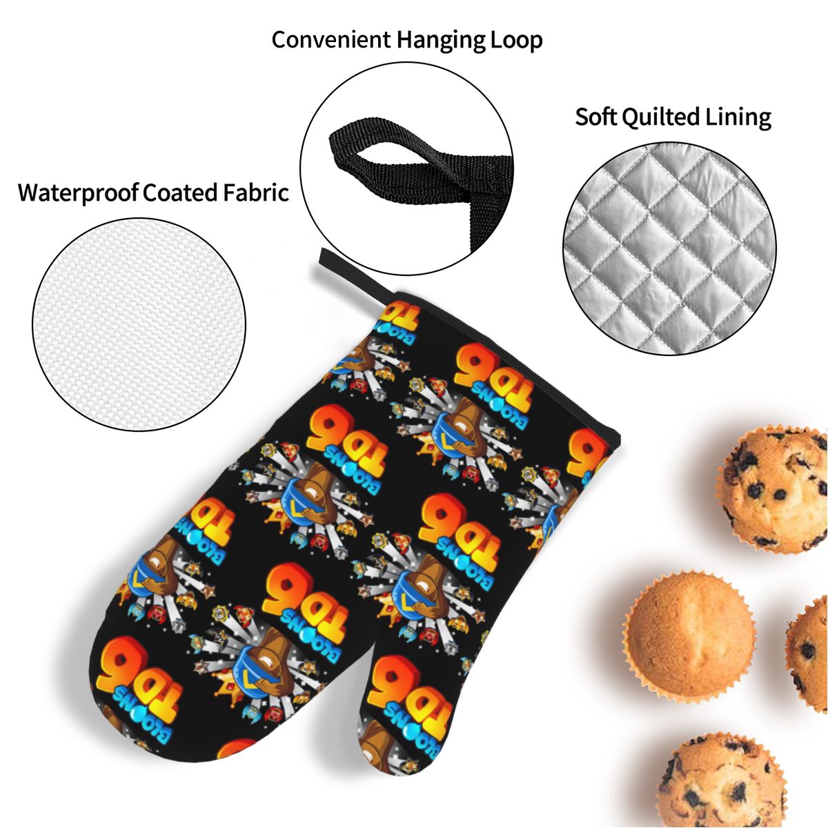 Bloons Td 6 For Kids Oven Mitt - огляд і ціна Kitchen Kids Baking Set
